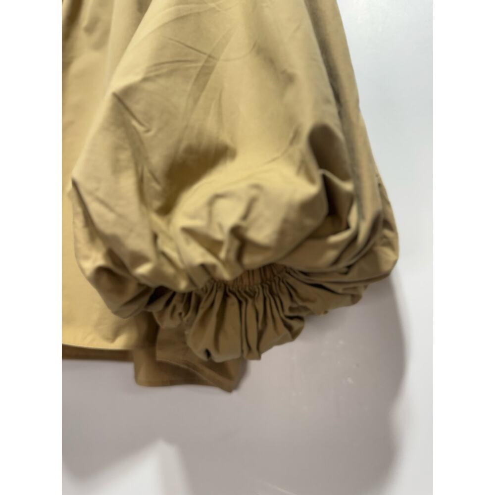 MARE MARE x Anthropologie Long Balloon Sleeve Crew-neck Blouse Size XL In Beige - Picture 9 of 11